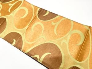 唐草模様織り出し袋帯